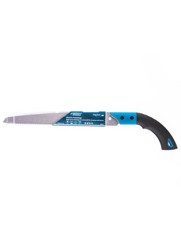 Пила по дереву Piranha, универсальные для кемпинга и сада, 330 мм, 9-10 TPI, каленый зуб 3D, двухкомпонентная рукоятка, пенал Gross