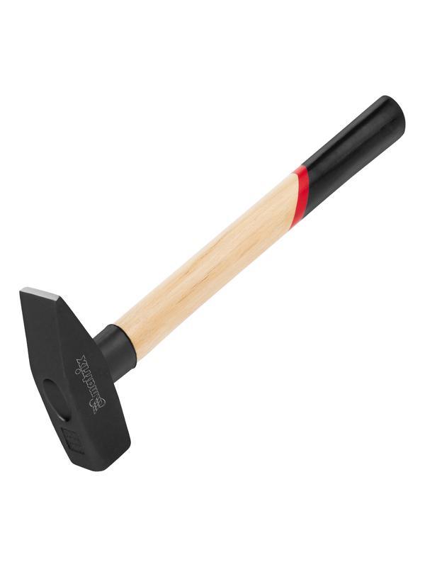 Молоток слесарный, 1000 г, квадратный боек, деревянная рукоятка Matrix