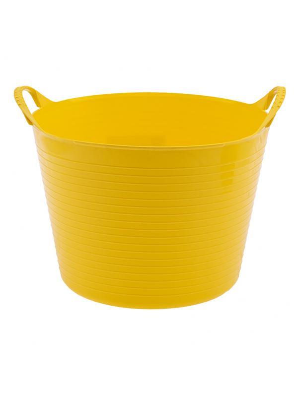 Ведро гибкое сверхпрочное, 14 л, желтое, Россия, Сибртех