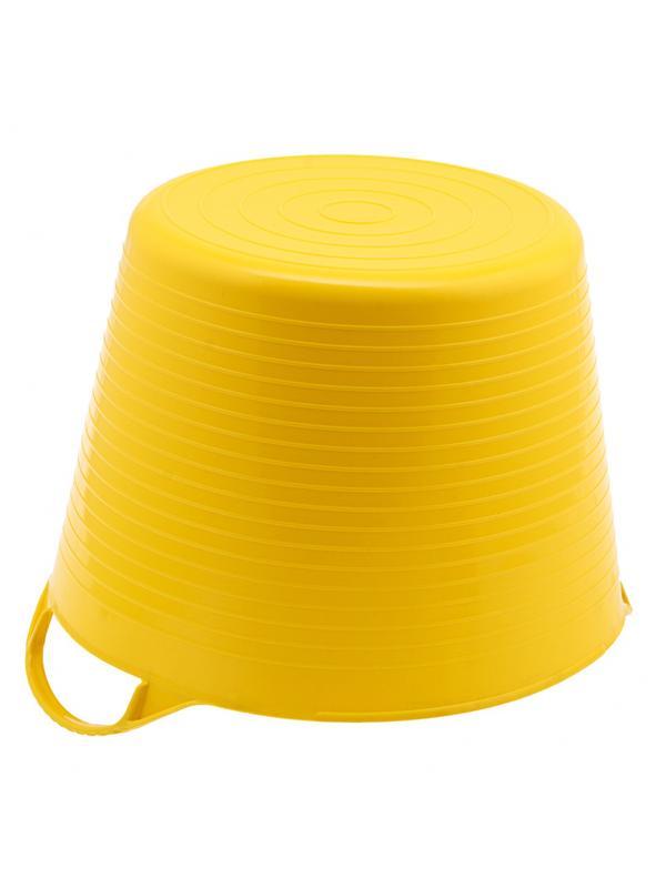 Ведро гибкое сверхпрочное, 14 л, желтое, Россия, Сибртех