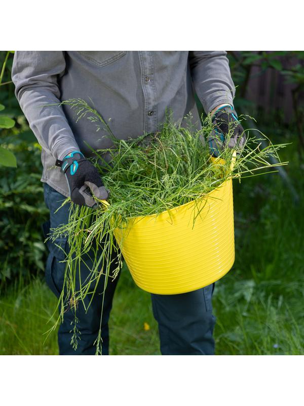 Ведро гибкое сверхпрочное, 14 л, желтое, Россия, Сибртех