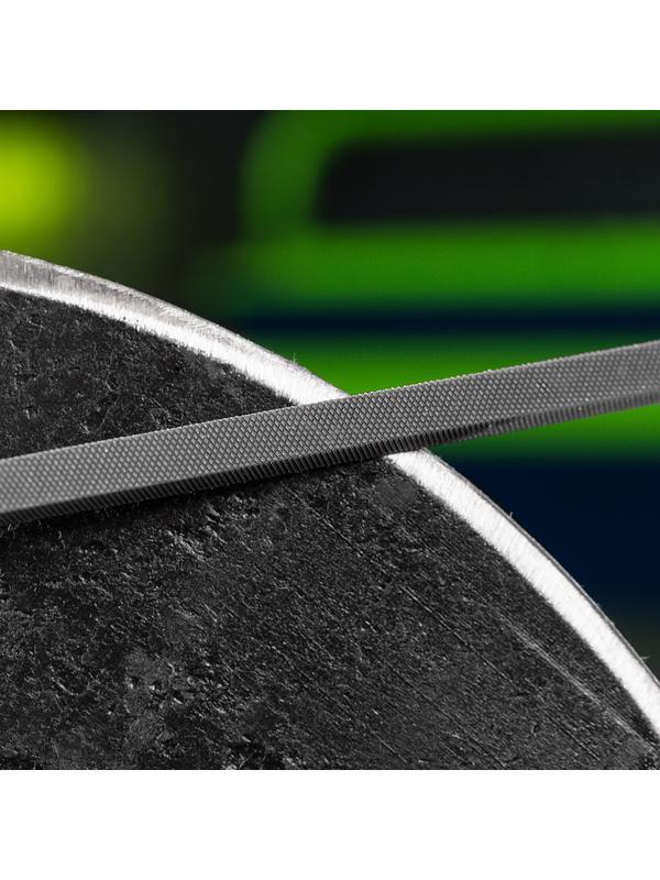 Напильник трехгранный, 250 мм, деревянная ручка Сибртех