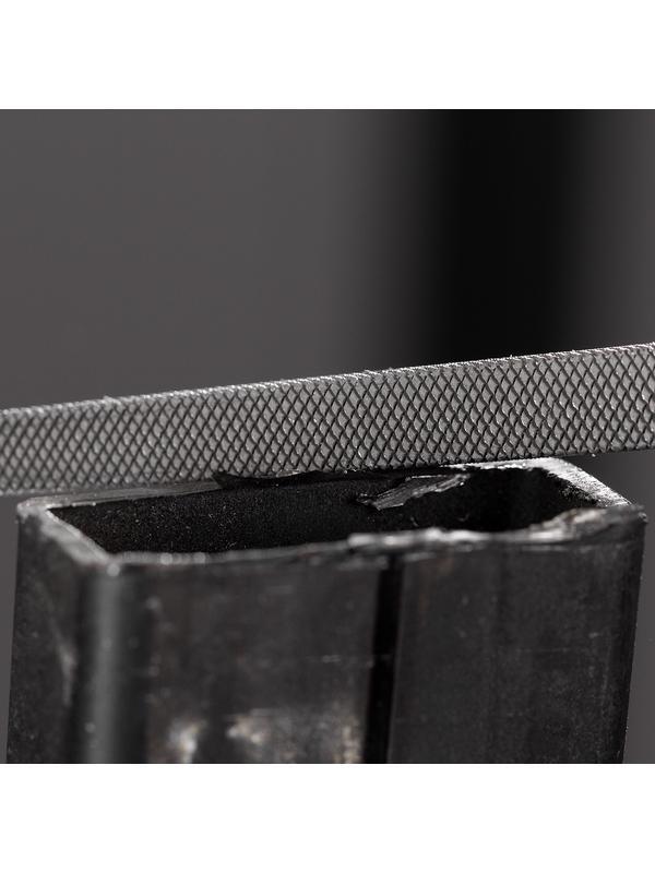 Напильник трехгранный, 250 мм, деревянная ручка Сибртех