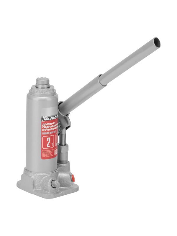 Домкрат гидравлический бутылочный, 2 т, высота подъема 181-345 мм Matrix