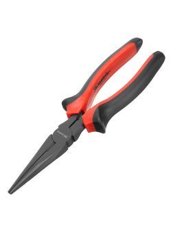 Длинногубцы прямые Black Nickel, 200 мм, двухкомпонентные рукоятки Matrix