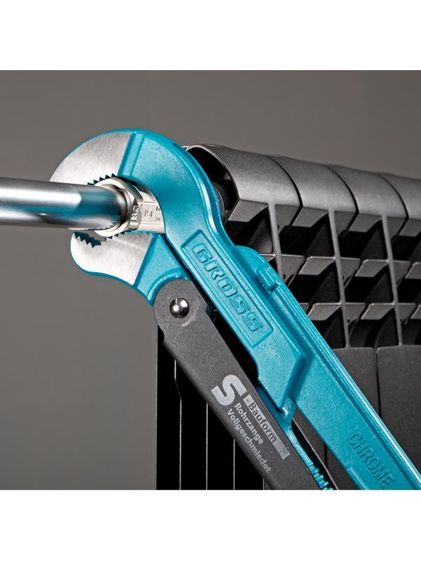 Ключ трубный рычажный 2, №3, цельнокованый, CrV, тип 