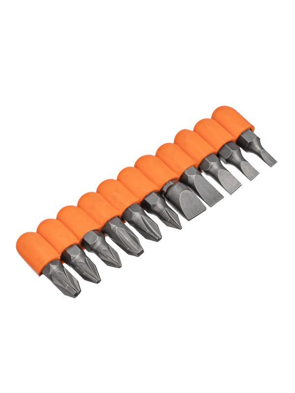 Отвертка с Т-образной ручкой, набор бит, 11 шт, Sparta