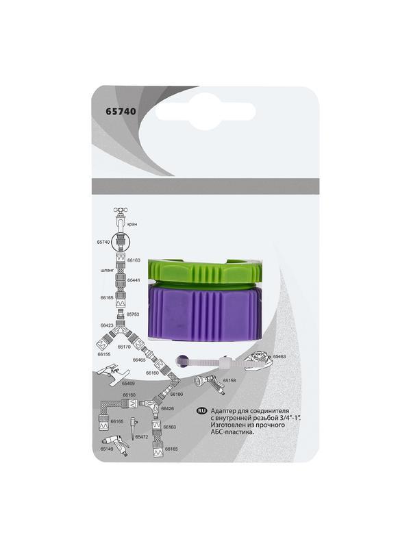 Адаптер пластмассовый, 3/4-1, внутренняя резьба Palisad