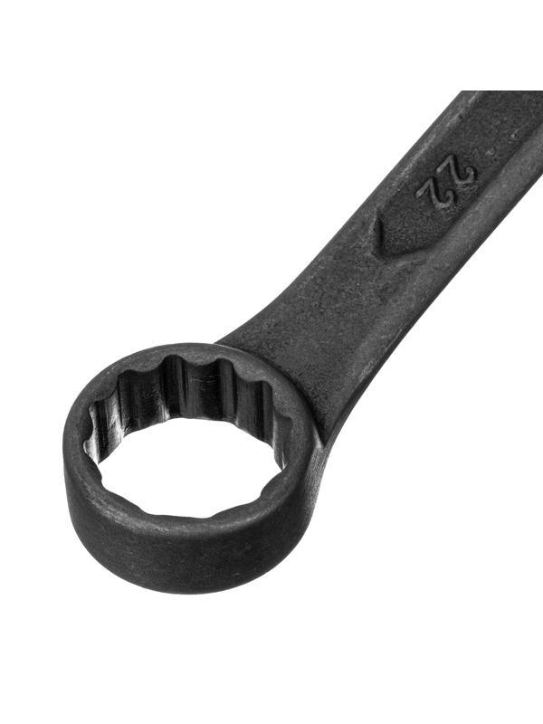 Ключ комбинированый, 22 мм, CrV, фосфатированный Сибртех