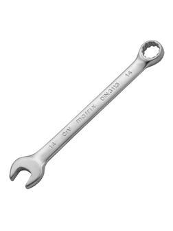 Ключ комбинированный, 14 мм, CrV, матовый хром Matrix