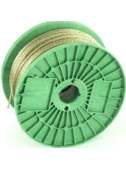 Трос металлополимерный прозрачный ПР-3.0, толщина 3.0 мм, катушка 200 метров Россия Сибртех