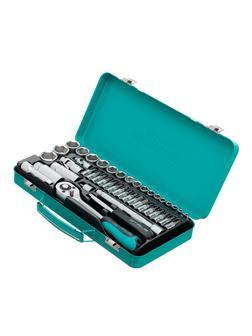 Набор торцевых головок с трещоткой, 1/4