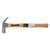 Молоток-гвоздодер, 225 г, боек 22 мм, деревянная рукоятка Sparta