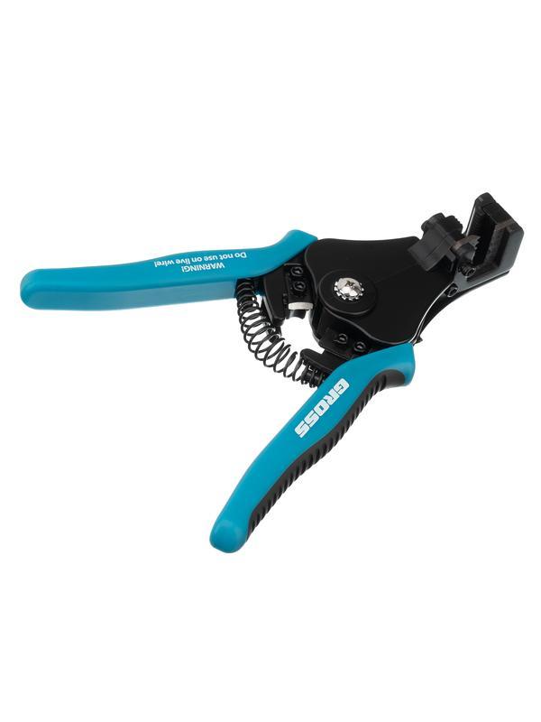 Щипцы для зачистки электропроводов 0.5, 1.0, 1.5, 2.5, 4.0, 8.0 мм/кв (8-22AWG), лезвие SK5 Gross