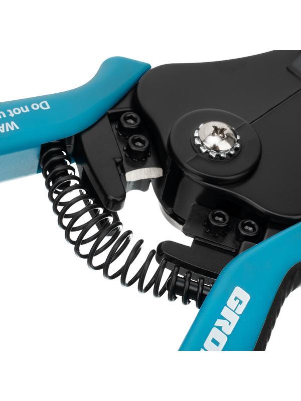 Щипцы для зачистки электропроводов 0.5, 1.0, 1.5, 2.5, 4.0, 8.0 мм/кв (8-22AWG), лезвие SK5 Gross