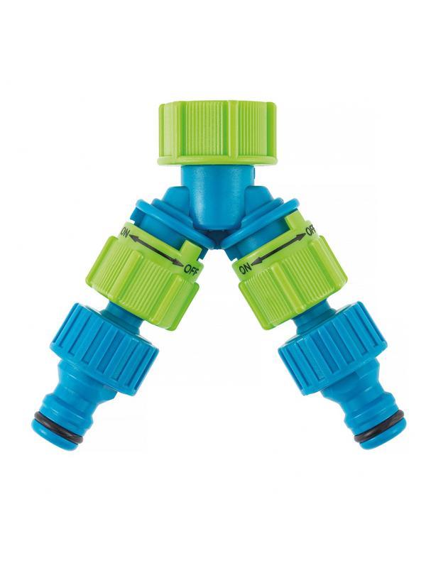 Разветвитель двухканальный, пластиковый Palisad Luxe