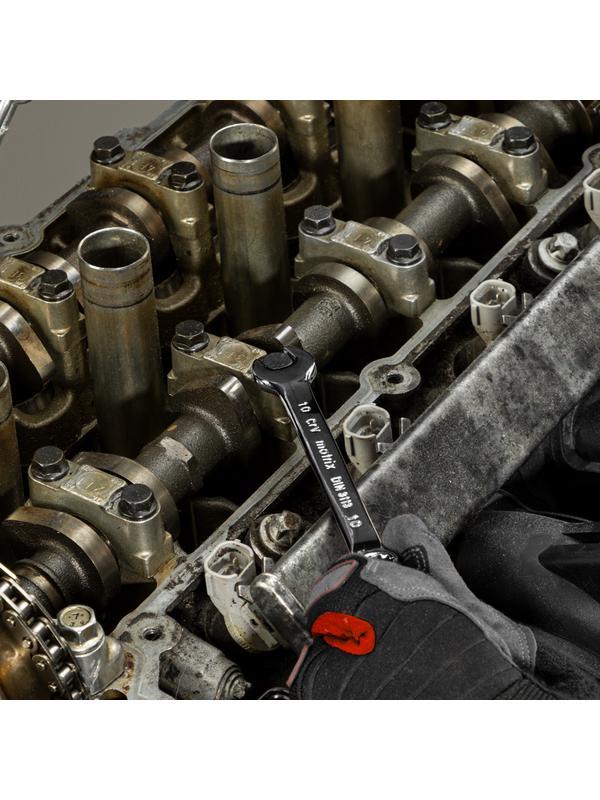 Набор ключей комбинированных, 6-32 мм, 25 шт, CrV, полированный хром Matrix