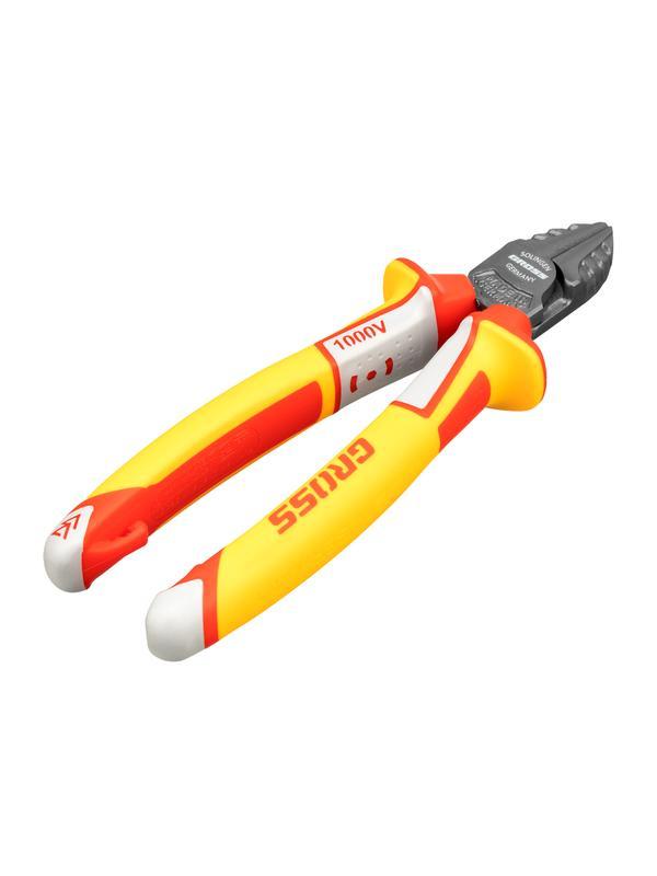 Бокорезы, диэлектрические рукоятки, до 1000 В, трехкомпонентные рукоятки, 180 мм Gross