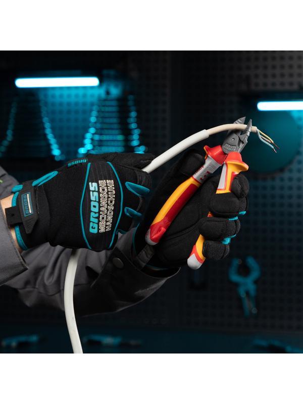 Бокорезы, диэлектрические рукоятки, до 1000 В, трехкомпонентные рукоятки, 180 мм Gross