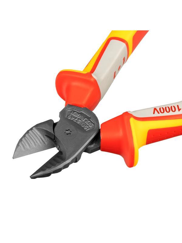 Бокорезы, диэлектрические рукоятки, до 1000 В, трехкомпонентные рукоятки, 180 мм Gross