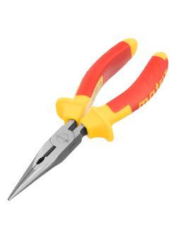 Длинногубцы прямые Insulated, 160 мм, двухкомпонентные рукоятки Matrix Professional