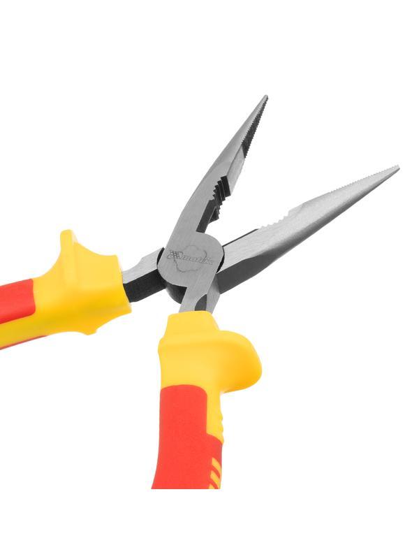 Длинногубцы прямые Insulated, 160 мм, двухкомпонентные рукоятки Matrix Professional