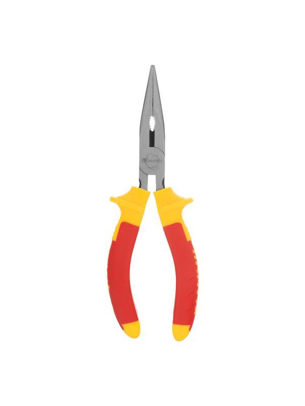 Длинногубцы прямые Insulated, 160 мм, двухкомпонентные рукоятки Matrix Professional