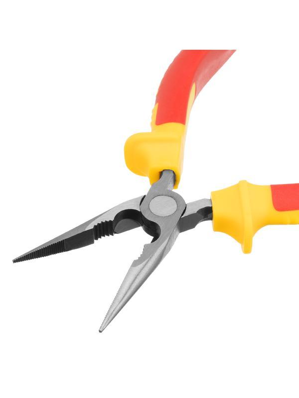 Длинногубцы прямые Insulated, 160 мм, двухкомпонентные рукоятки Matrix Professional