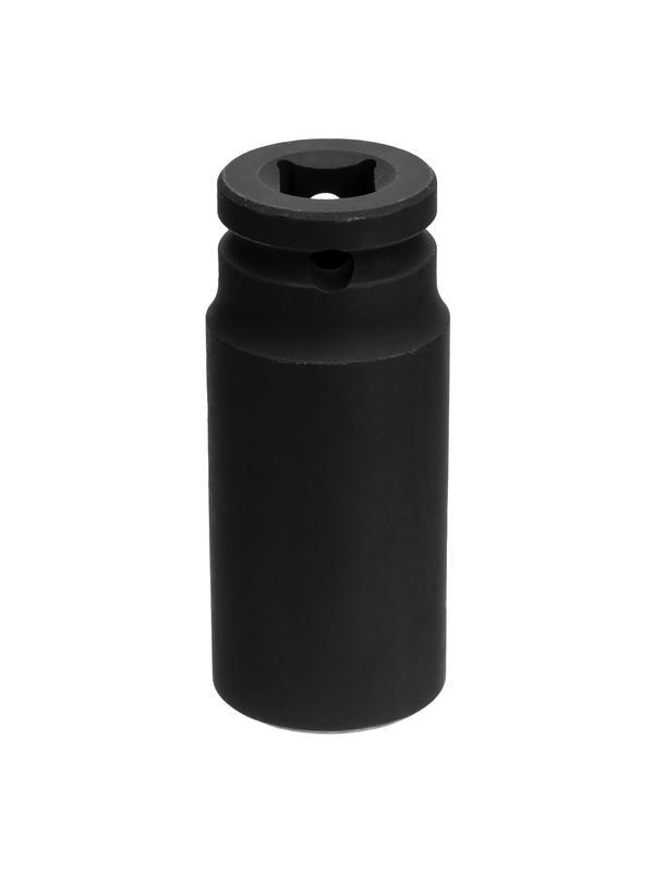 Головка ударная удлиненная шестигранная, 24 мм, 1/2, CrMo Stels