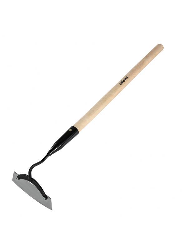 Мотыга стальная, 170 х 60 х 710 мм, деревянный черенок, Россия, Сибртех