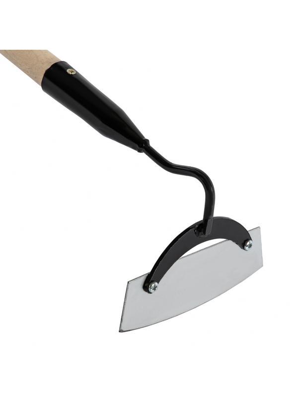 Мотыга стальная, 170 х 60 х 710 мм, деревянный черенок, Россия, Сибртех