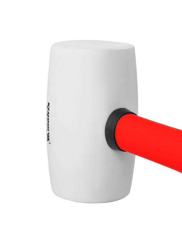 Киянка резиновая, 680 г, белая резина, фибергласовая рукоятка Matrix