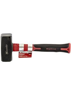 Кувалда optimal, 1500 г, фибергласовая обрезиненная рукоятка Matrix