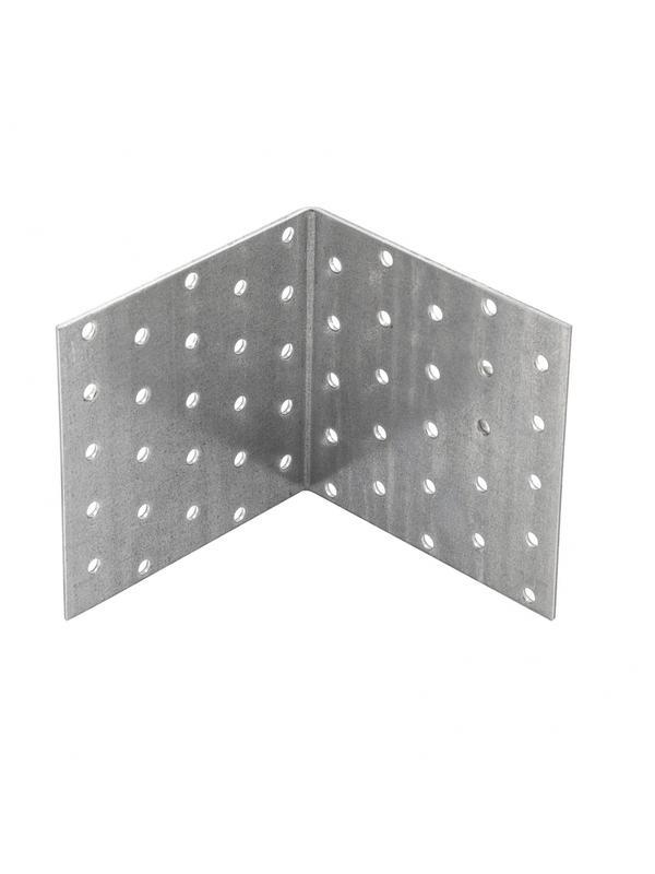 Крепежный уголок равносторонний 2 мм, KUR 100 х 100 х 100 мм Россия Сибртех