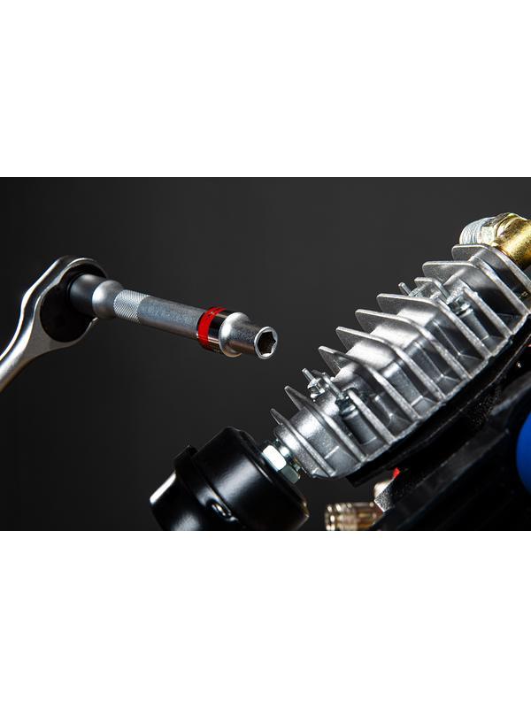 Головка торцевая, 15 мм, шестигранная, CrV, под квадрат 1/2, хромированная Matrix