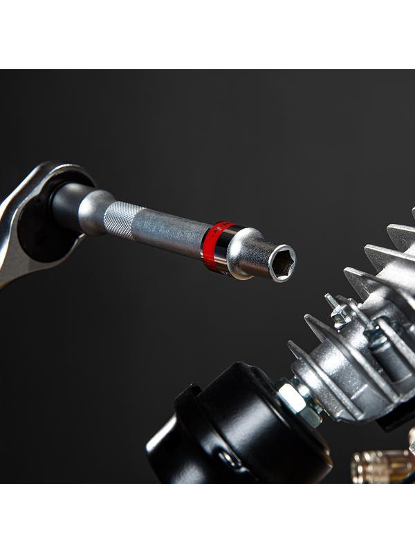 Головка торцевая, 15 мм, шестигранная, CrV, под квадрат 1/2, хромированная Matrix