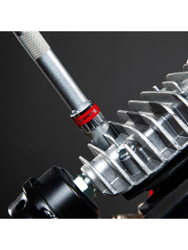 Головка торцевая, 15 мм, шестигранная, CrV, под квадрат 1/2, хромированная Matrix