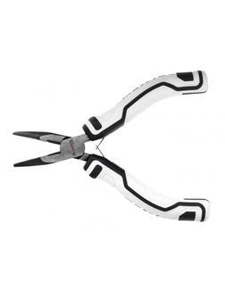 Длинногубцы Mini, 125 мм, изогнутые, авторазжим, Pro Matrix