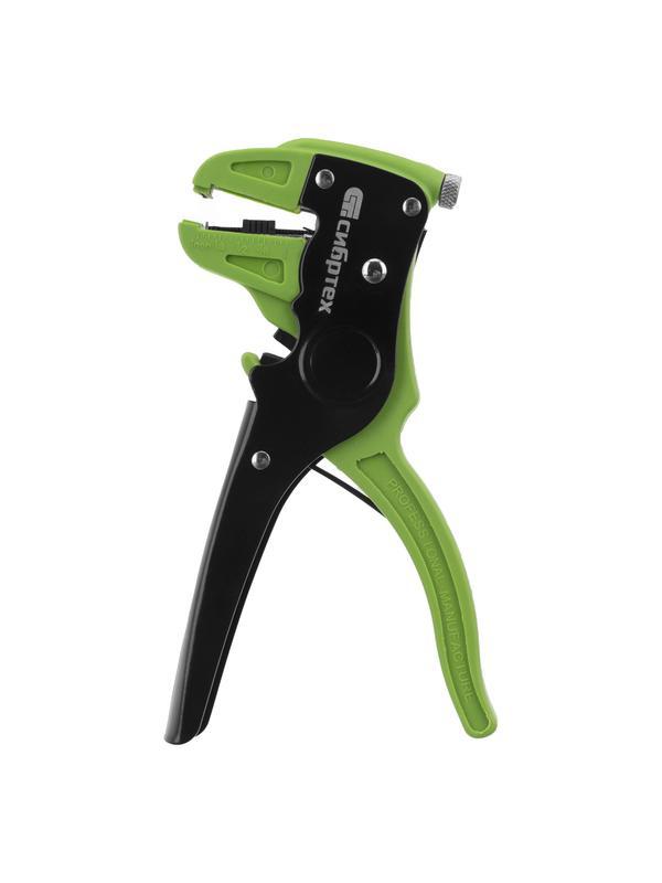 Щипцы для зачистки электропроводов, сечением: 0.2-3.5 мм2, функция обрезания проводов Сибртех