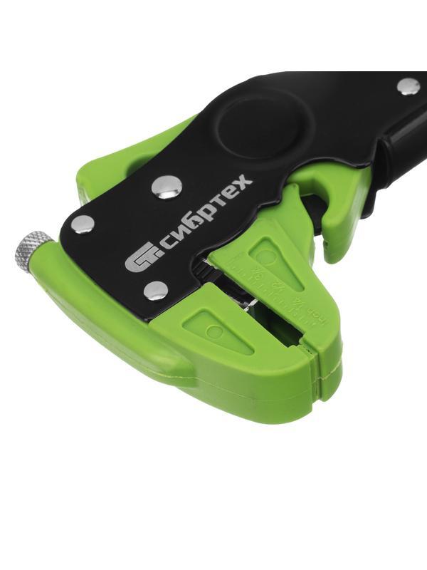 Щипцы для зачистки электропроводов, сечением: 0.2-3.5 мм2, функция обрезания проводов Сибртех