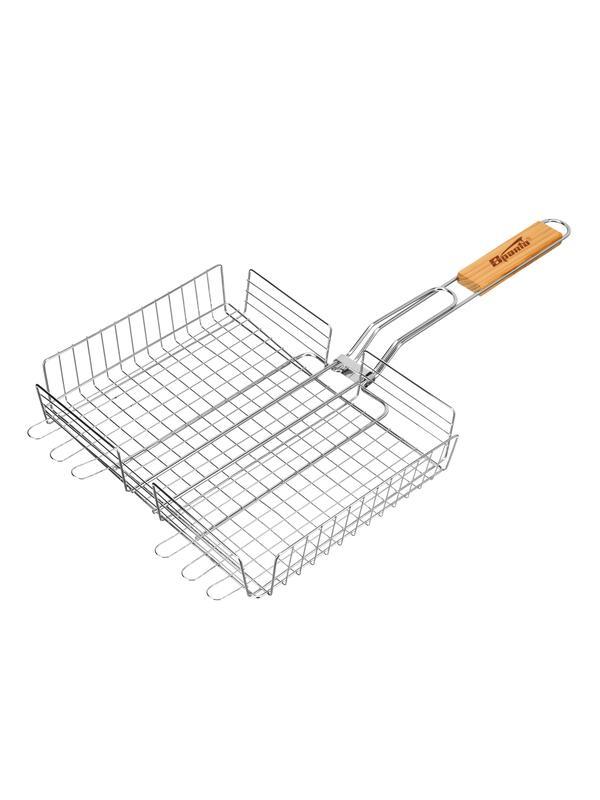 Решетка-гриль 240 х 310 х 55 мм, объемная хромированная Sparta