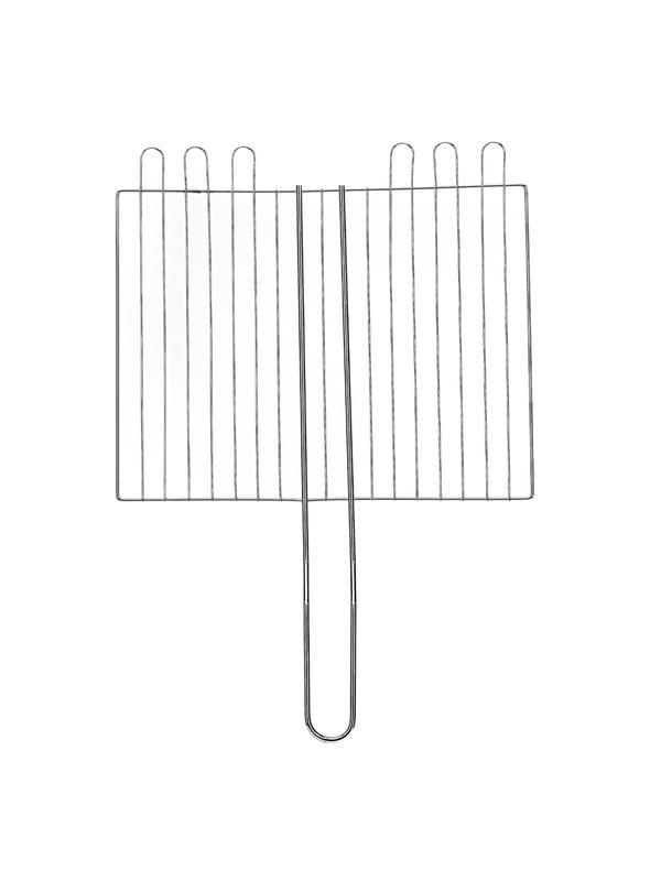 Решетка-гриль 240 х 310 х 55 мм, объемная хромированная Sparta