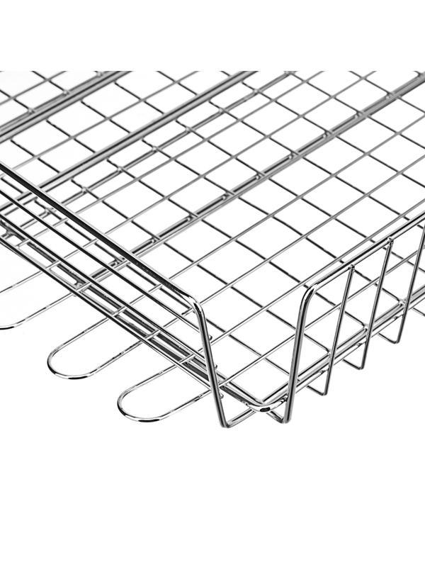 Решетка-гриль 240 х 310 х 55 мм, объемная хромированная Sparta