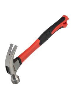 Молоток-гвоздодер optimal, 450 г, фибергласовая обрезиненная рукоятка Matrix