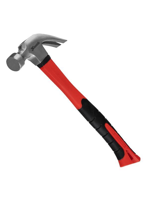 Молоток-гвоздодер optimal, 450 г, фибергласовая обрезиненная рукоятка Matrix