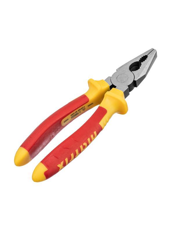 Плоскогубцы комбинированные Insulated, 200 мм, двухкомпонентные рукоятки Matrix Professional