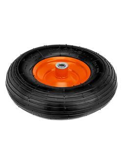 Колесо пневматическое, 4.00-6, D 325 мм, внутренний подшипник D 16 мм, длина оси 100 мм Palisad