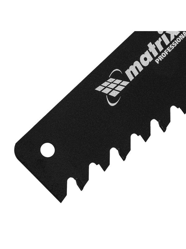 Ножовка по пенобетону, 500 мм, защитное покрытие, твердосплавные напайки на зубья, двухкомпонентная рукоятка Matrix