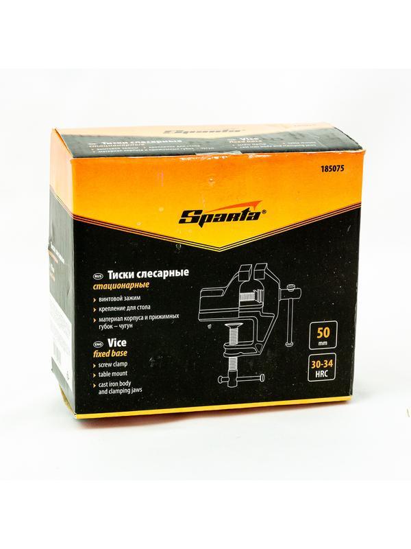Тиски, 50 мм, крепление для стола Sparta