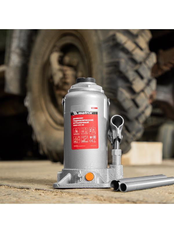 Домкрат гидравлический бутылочный, 16 т, h подъема 230-460 мм Matrix